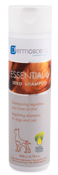 Dermoscent Essential 6 Sebo Shampooschonend reinigen Schuppen desodorieren Gleichgewicht von Haut und Fell 