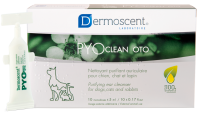Dermoscent PYOclean OTO beruhigend antibiofilm- und antimikrobiellen Eigenschaften Ohrenschmalz Ablagerungen beseitigen Entzündungen lindern